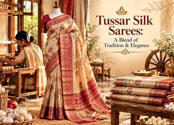 Tussar Silk Sarees